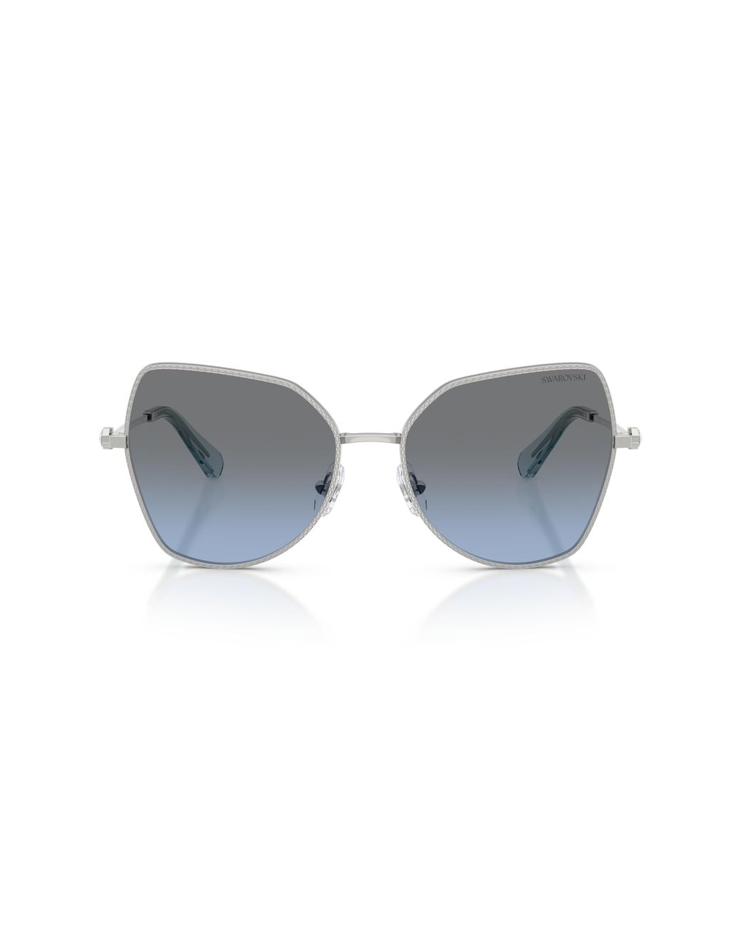 Swarovski Black Sk7037 40018F Sunglasses Metal Butterfly Normal Nuanced