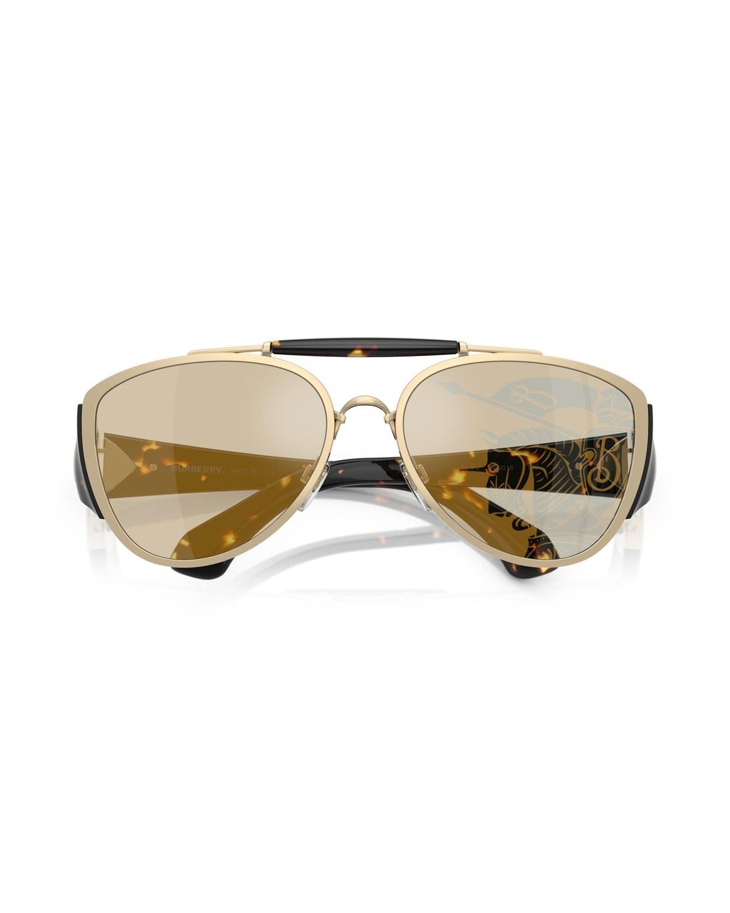 Burberry Black Be3161 1109P4 Sunglasses Metal Pilot Normal