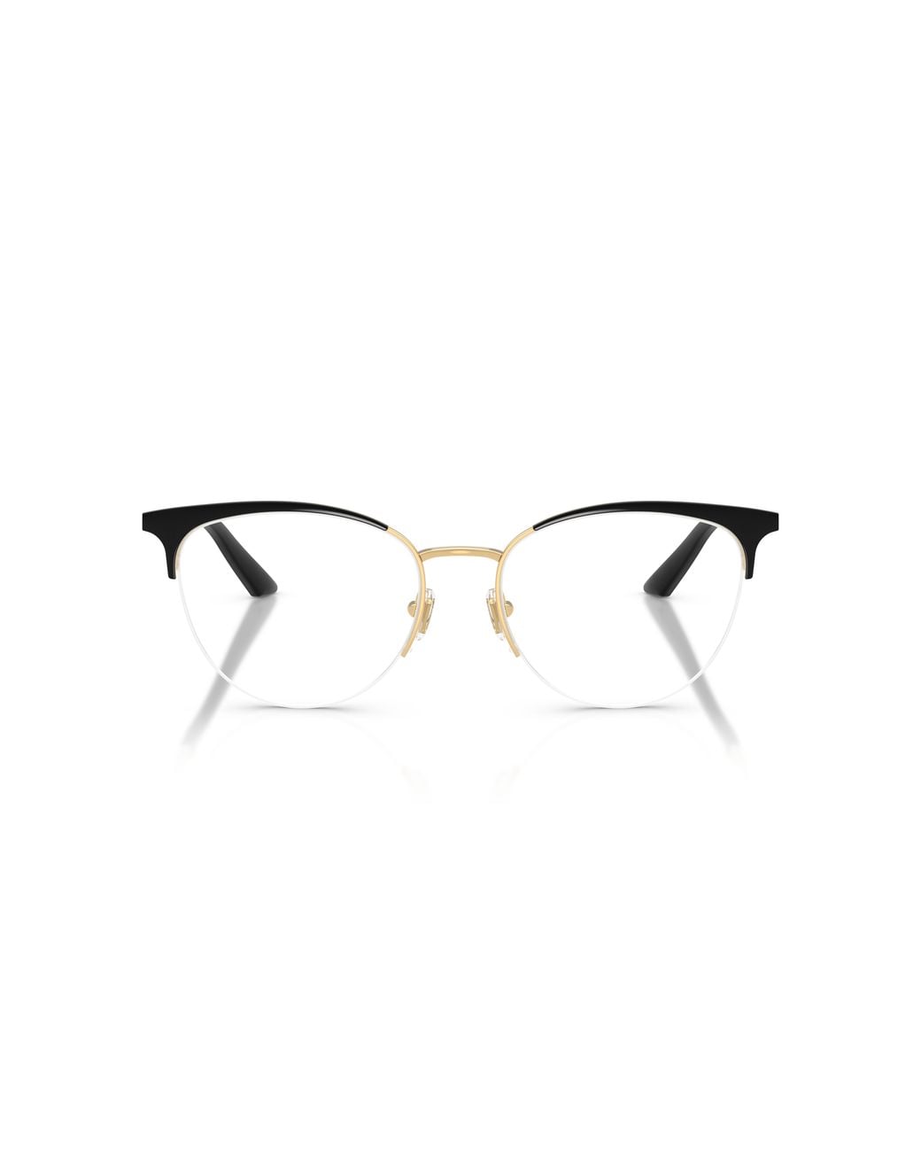 Versace Black Ve1321 1527 Optical Frames Metal Transparent Cat Eye Normal