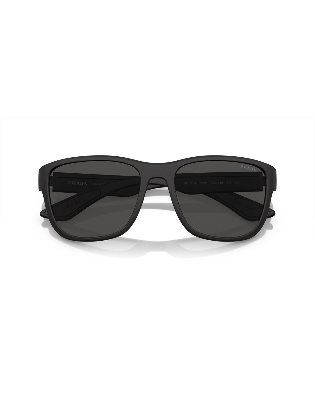 Prada Linea Rossa Black Ps 01Us Active Dg05S0 Sunglasses Nylon Pillow Normal for men