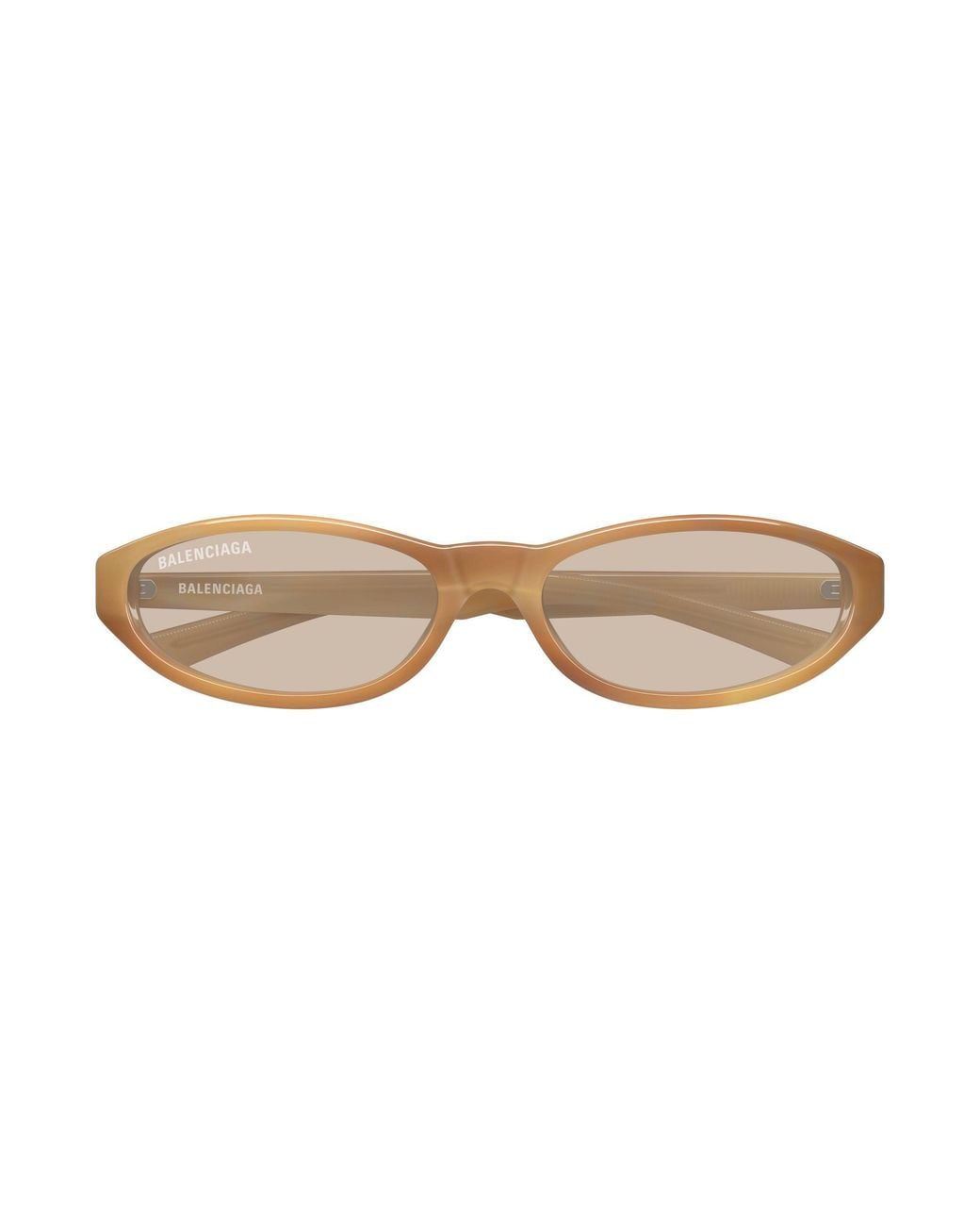 Balenciaga Black Bb0007S 017 Occhiali Da Sole Acetato Marrone Rotonda