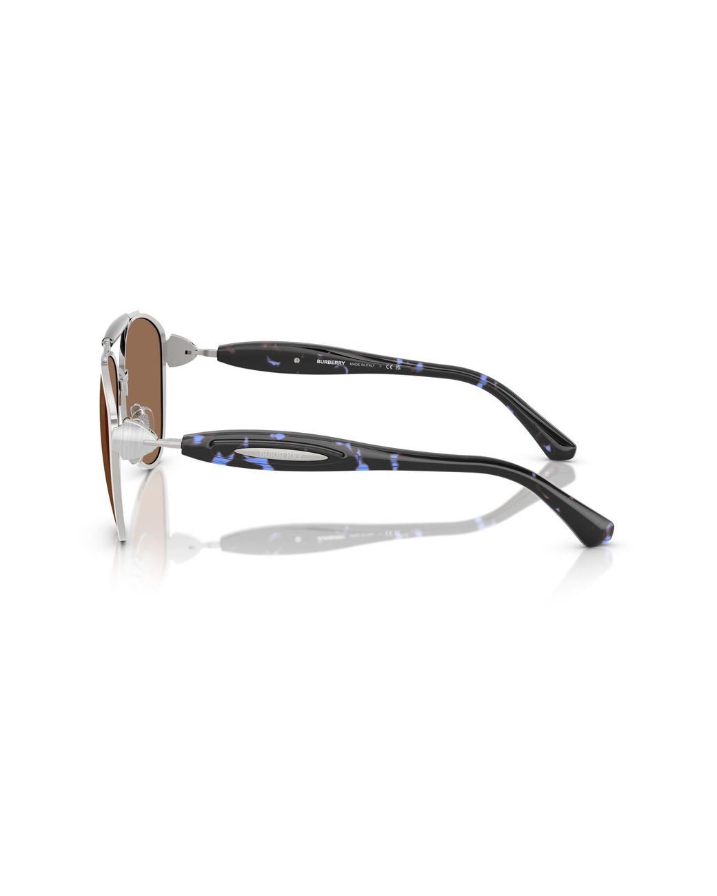Burberry Black Be3160 100573 Sunglasses Metal Pilot Normal