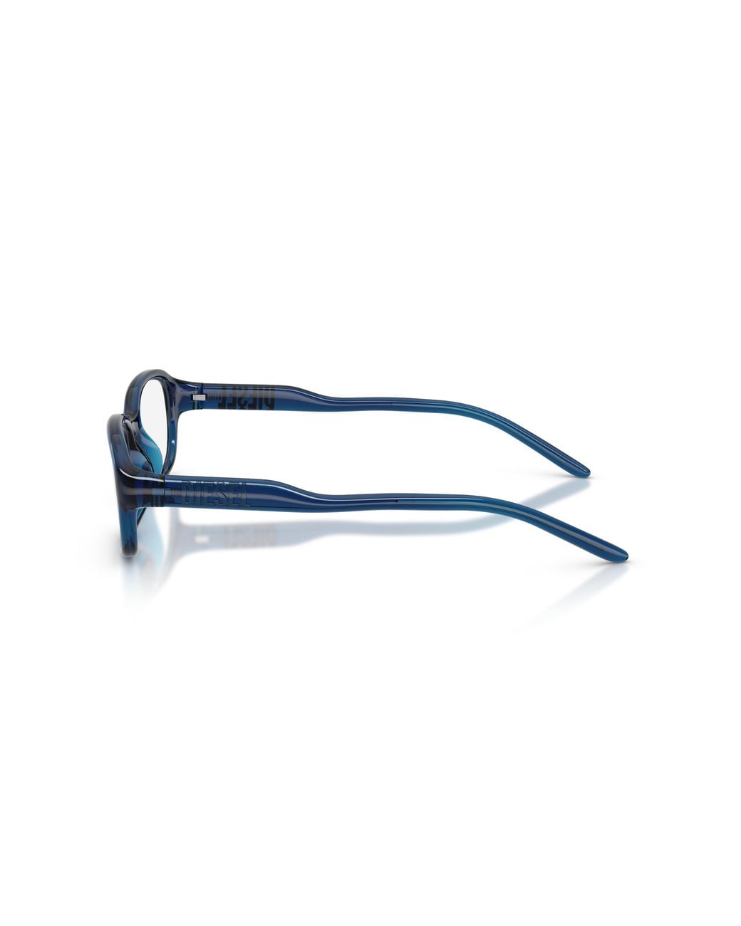 DIESEL Black Dl6015U 2064 Optical Frames Injected Transparent Squared Normal