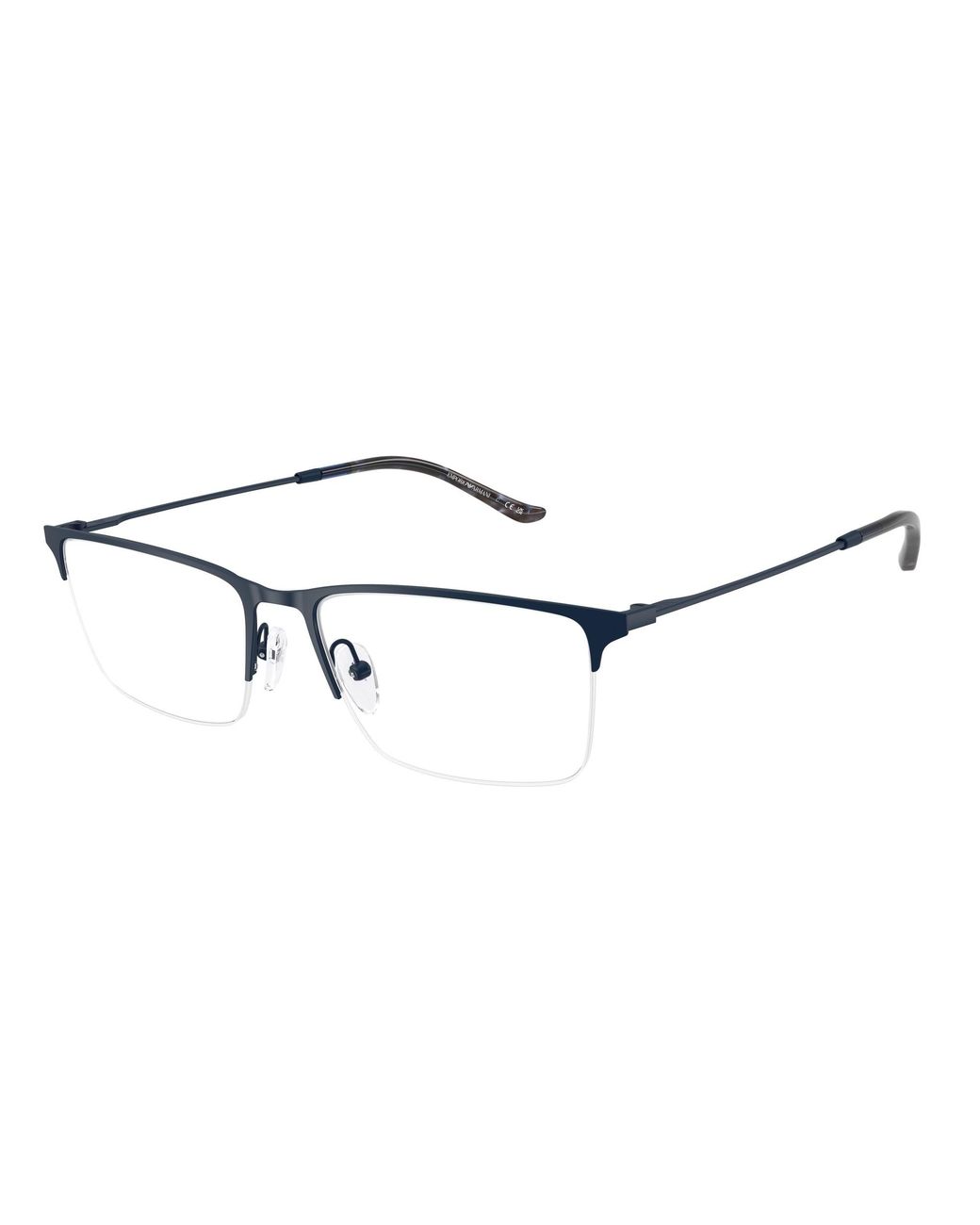 Emporio Armani Black Ea1171 3001 Optical Frames Metal Squared Normal for men