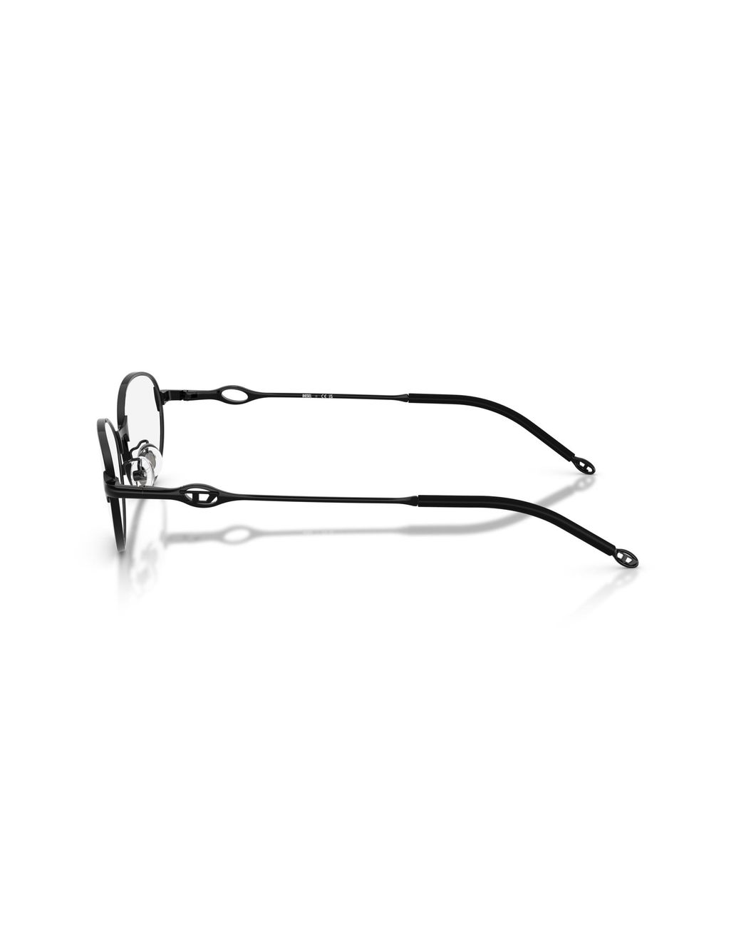 DIESEL Black Dl5004D 1029 Optical Frames Metal Round Normal