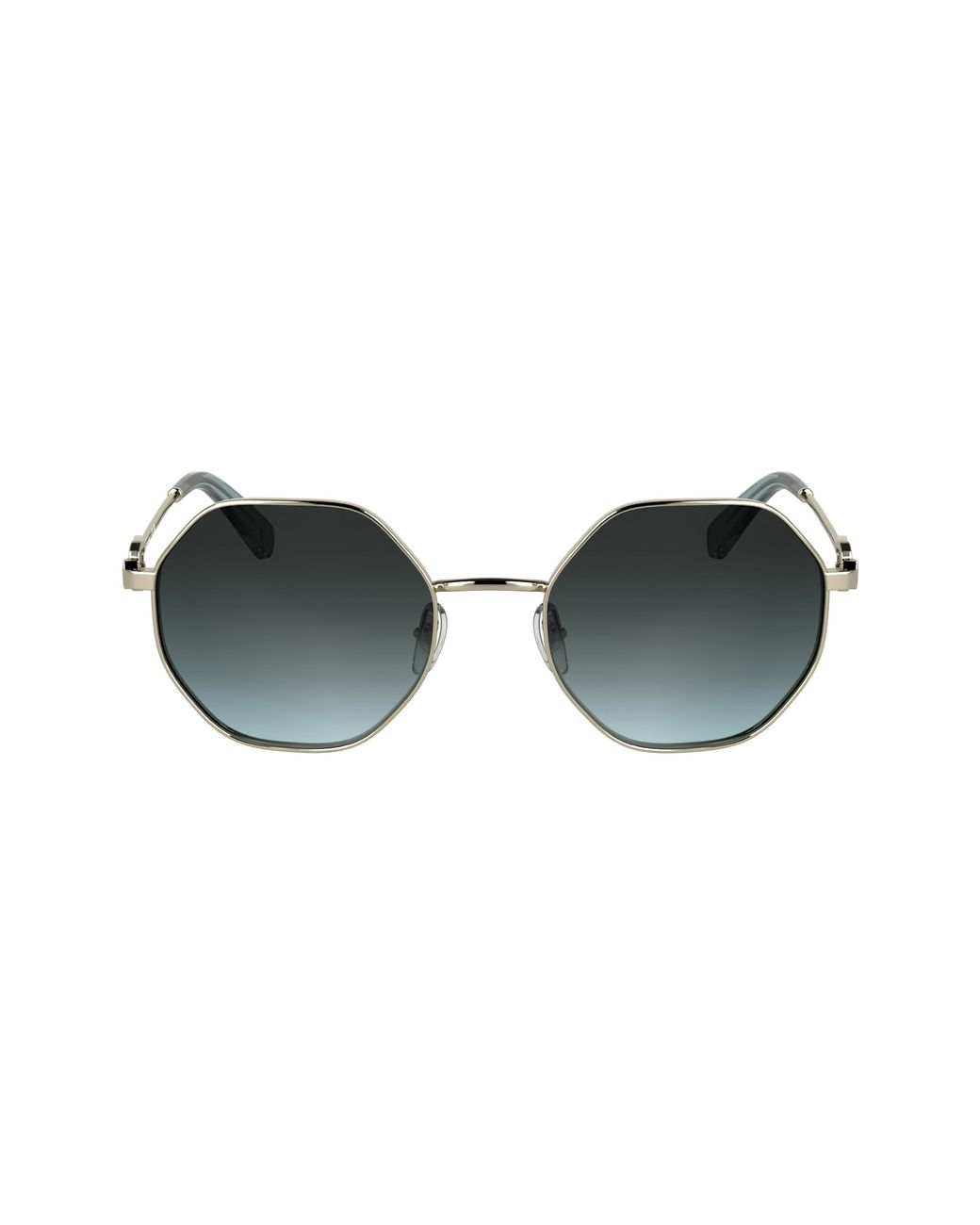 Longchamp Black Lo179S 729 Sunglasses Metal Round Normal Shaded