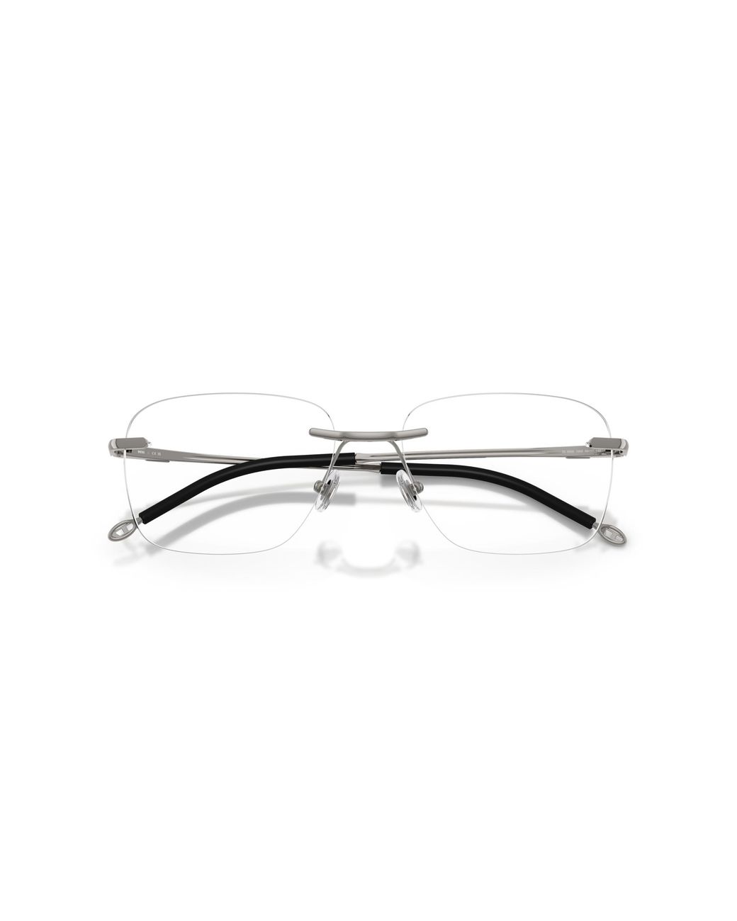 DIESEL Black Dl5005 1003 Optical Frames Metal Pillow Normal