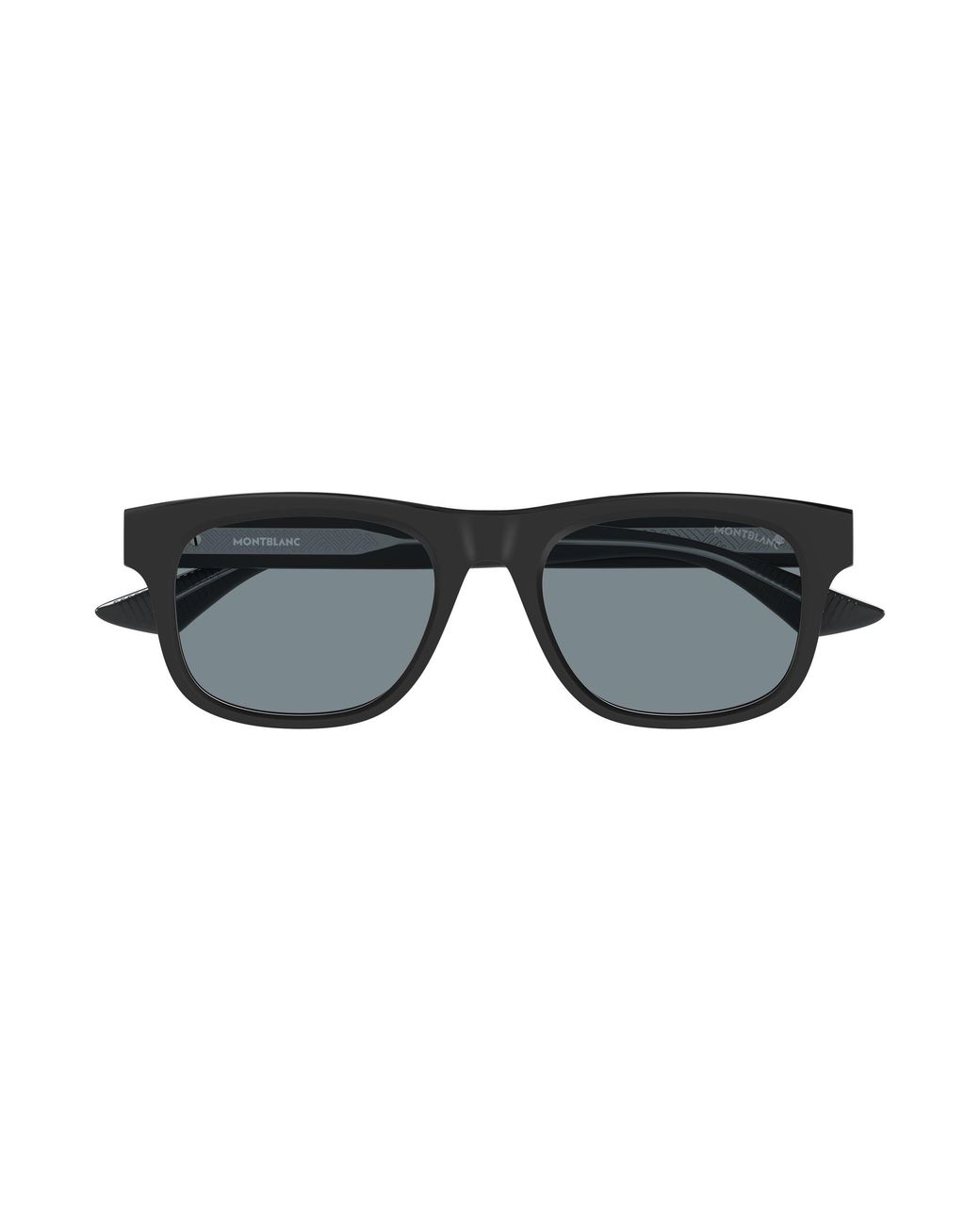 Montblanc Black Mb0421S 003 Sunglasses Acetate Squared for men