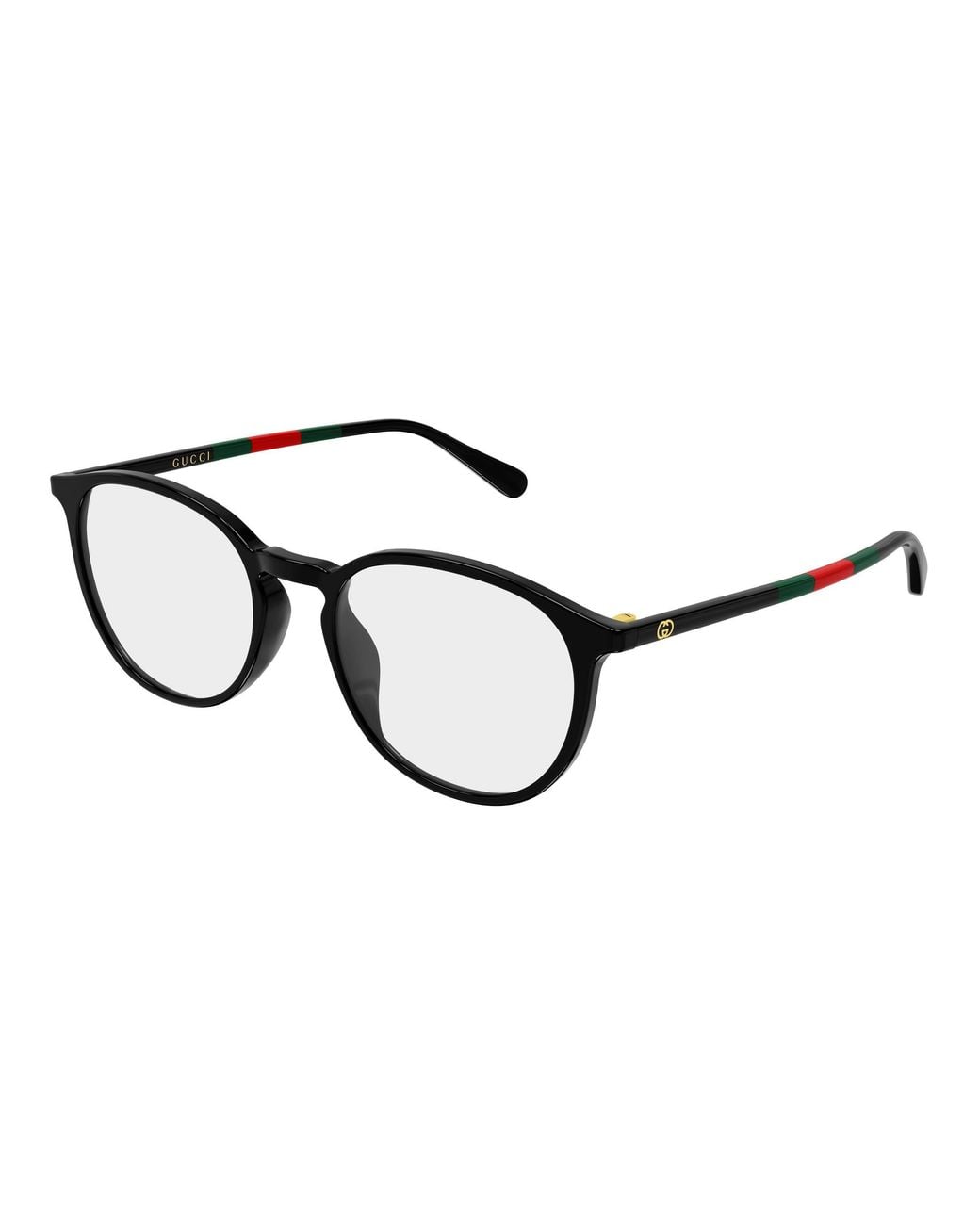Gucci Black Gg2266Oa 001 Montature Da Vista Acetato Trasparente Rotonda