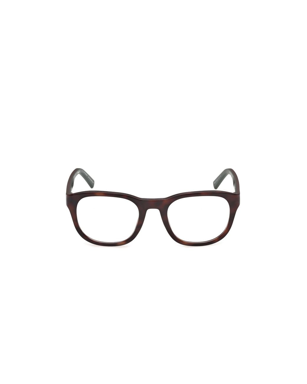 Timberland Black Tb50119 52 Optical Frames Injected Round Normal for men