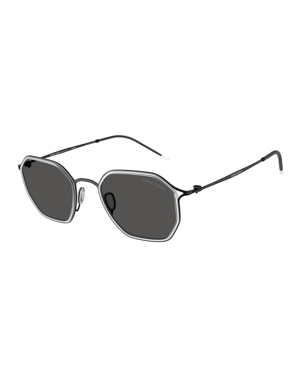Giorgio Armani Black Ar6188 300187 Sunglasses Metal Squared Normal for men