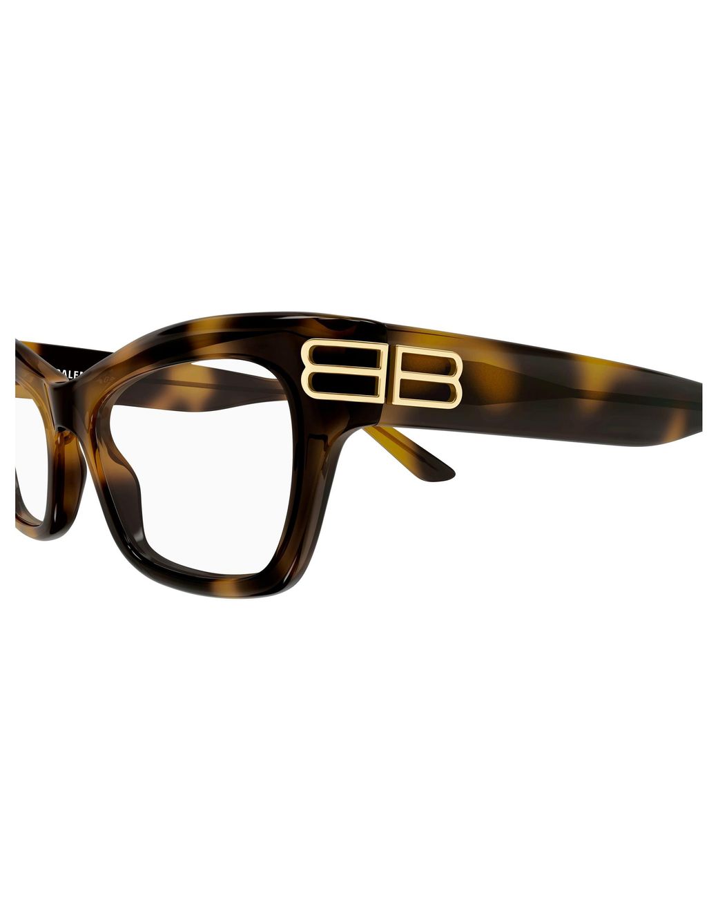 Balenciaga Black Bb0435O 003 Optical Frames Acetate Transparent Cat Eye