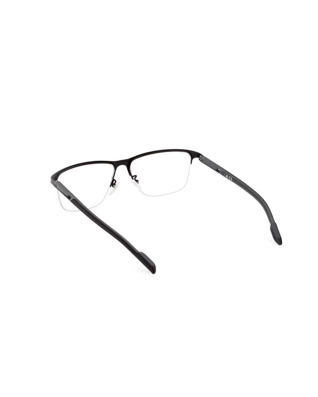 Adidas Originals Black Sp5048 005 Optical Frames Metal Squared Normal for men