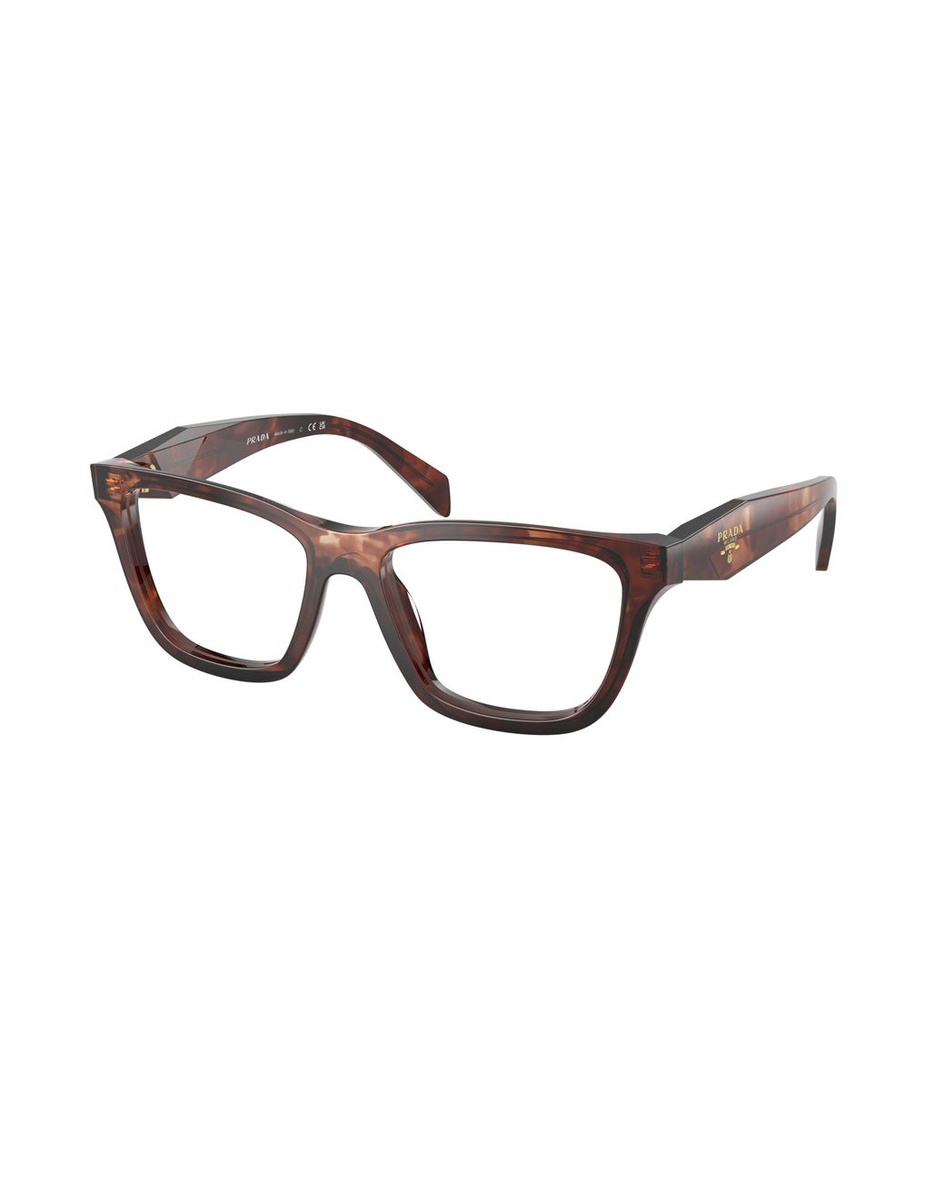 Prada Black Pr C10V 14P1O1 Optical Frames Acetate Butterfly Normal