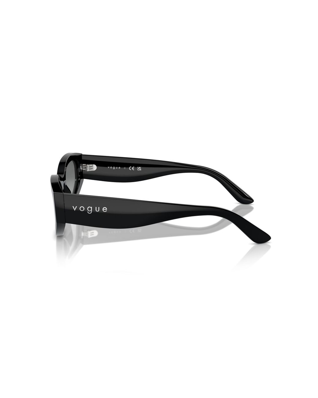 Vogue Eyewear Black Vo5585S W44/11 Sunglasses Acetate Geometric Normal Shaded