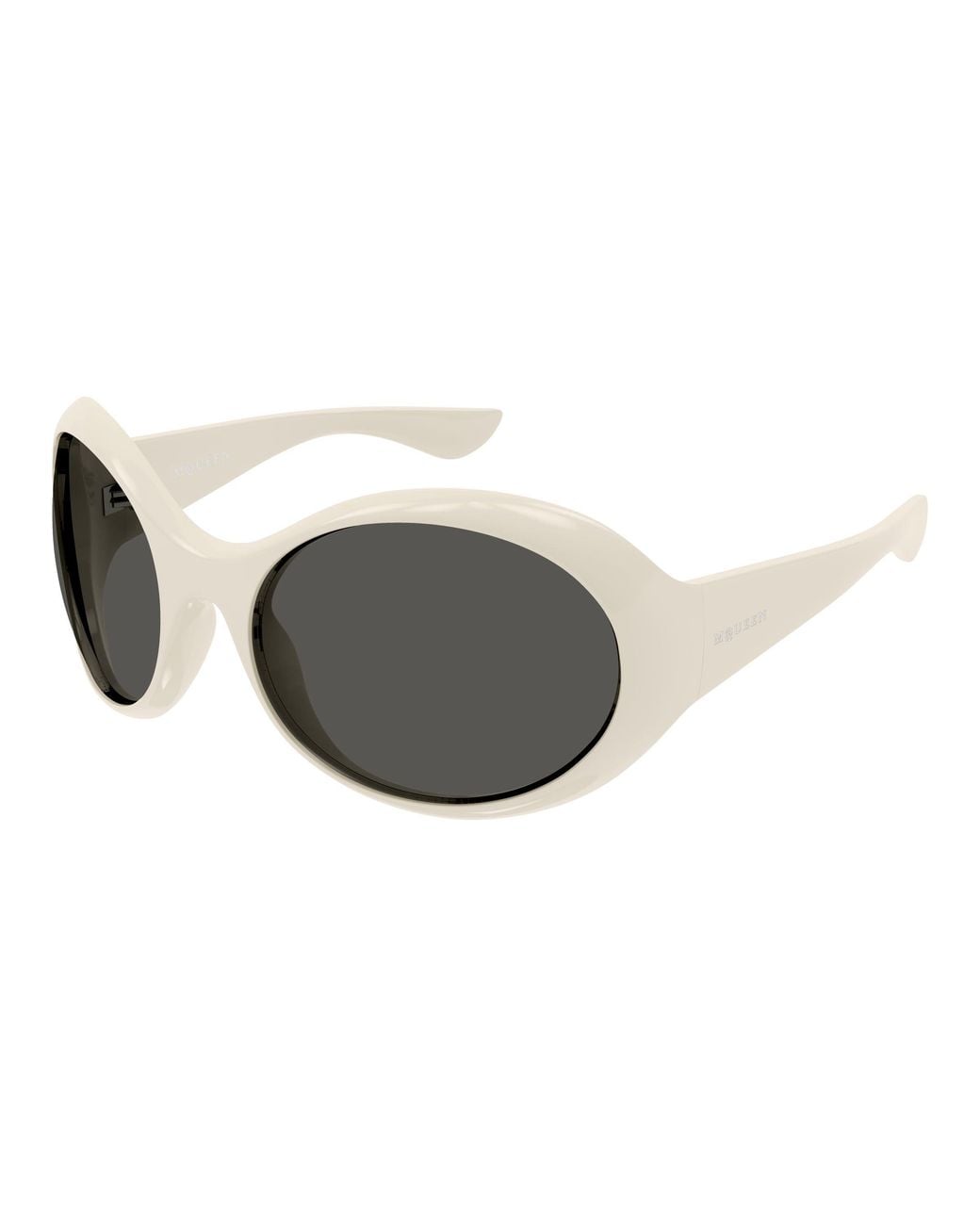McQueen Black Am0592S 008 Sunglasses Bio-Injected Round