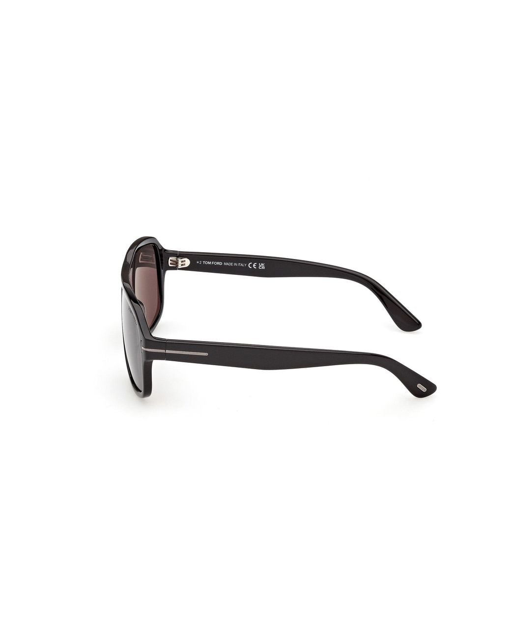 Tom Ford Black Ft1335-N William-02 01A Sunglasses Acetate Smoke Squared Normal for men