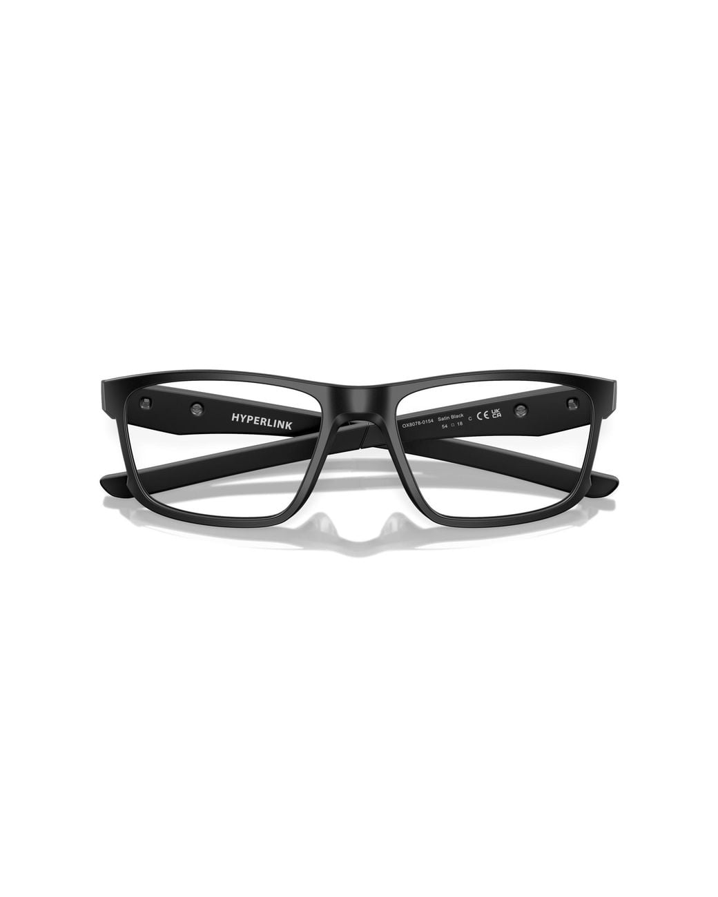 Oakley Black Ox8078 Hyperlink 807801 Optical Frames O_Matter Squared Normal for men