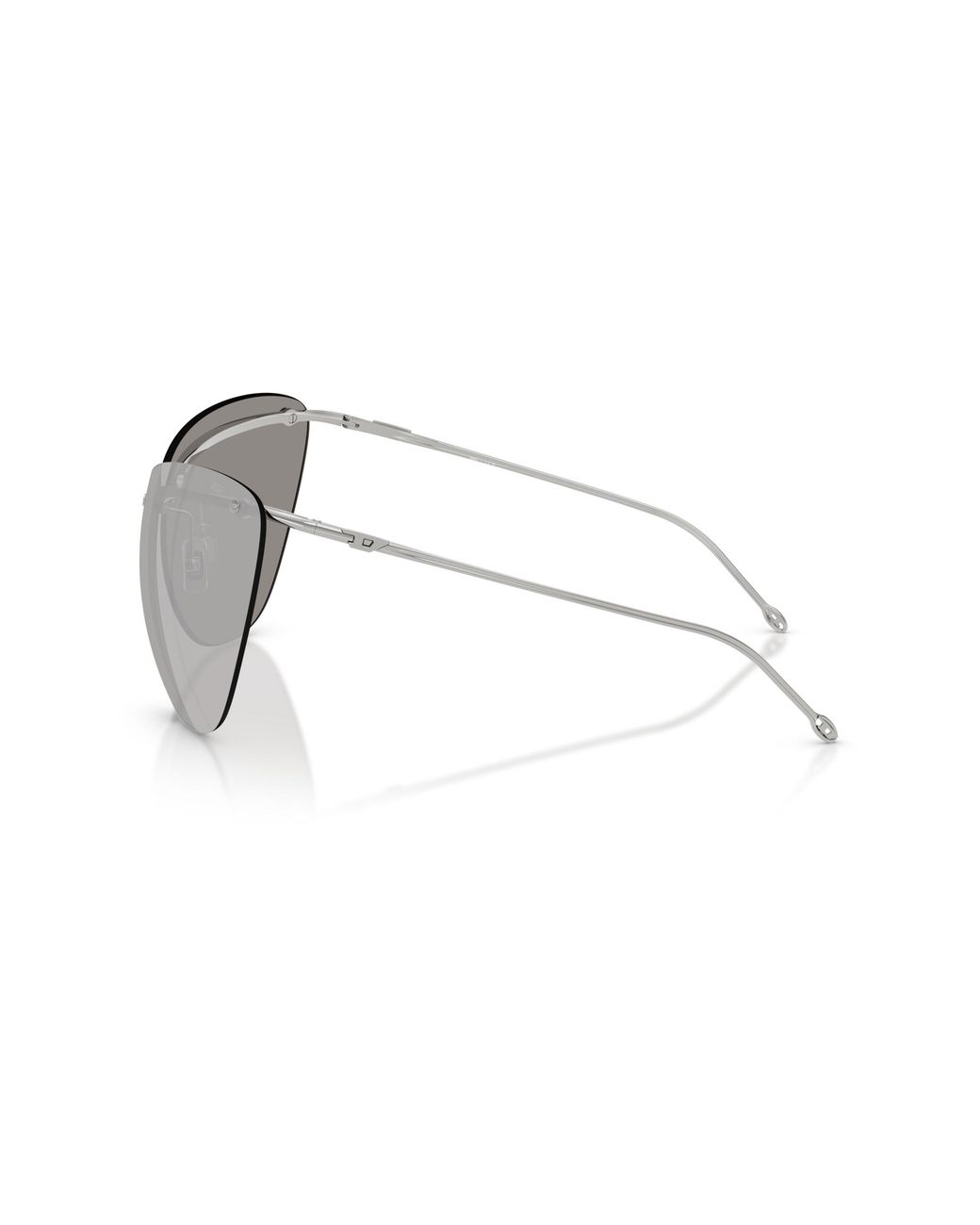 DIESEL Gray Dl1007 10016G Sunglasses Metal Cat Eye Normal