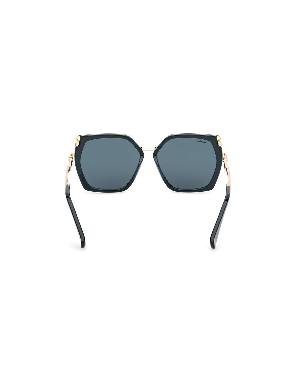 Max Mara Black Mm0136 Miller-5 96N Sunglasses Acetate Geometric Normal