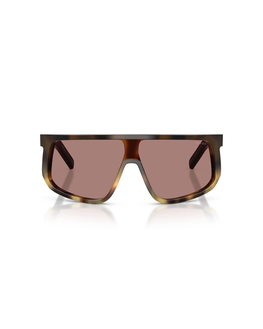 Prada Black Pr D21Su 22P60B Sunglasses Acetate Squared Normal for men
