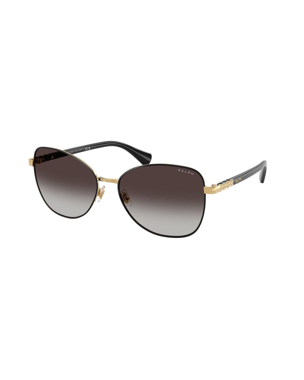 Ralph Lauren Black Ra4147 94438G Sunglasses Metal Butterfly Normal Shaded