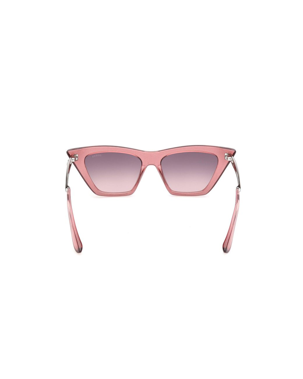 Guess Pink Gu00310 72B Sunglasses Injected Smoke Cat Eye Normal