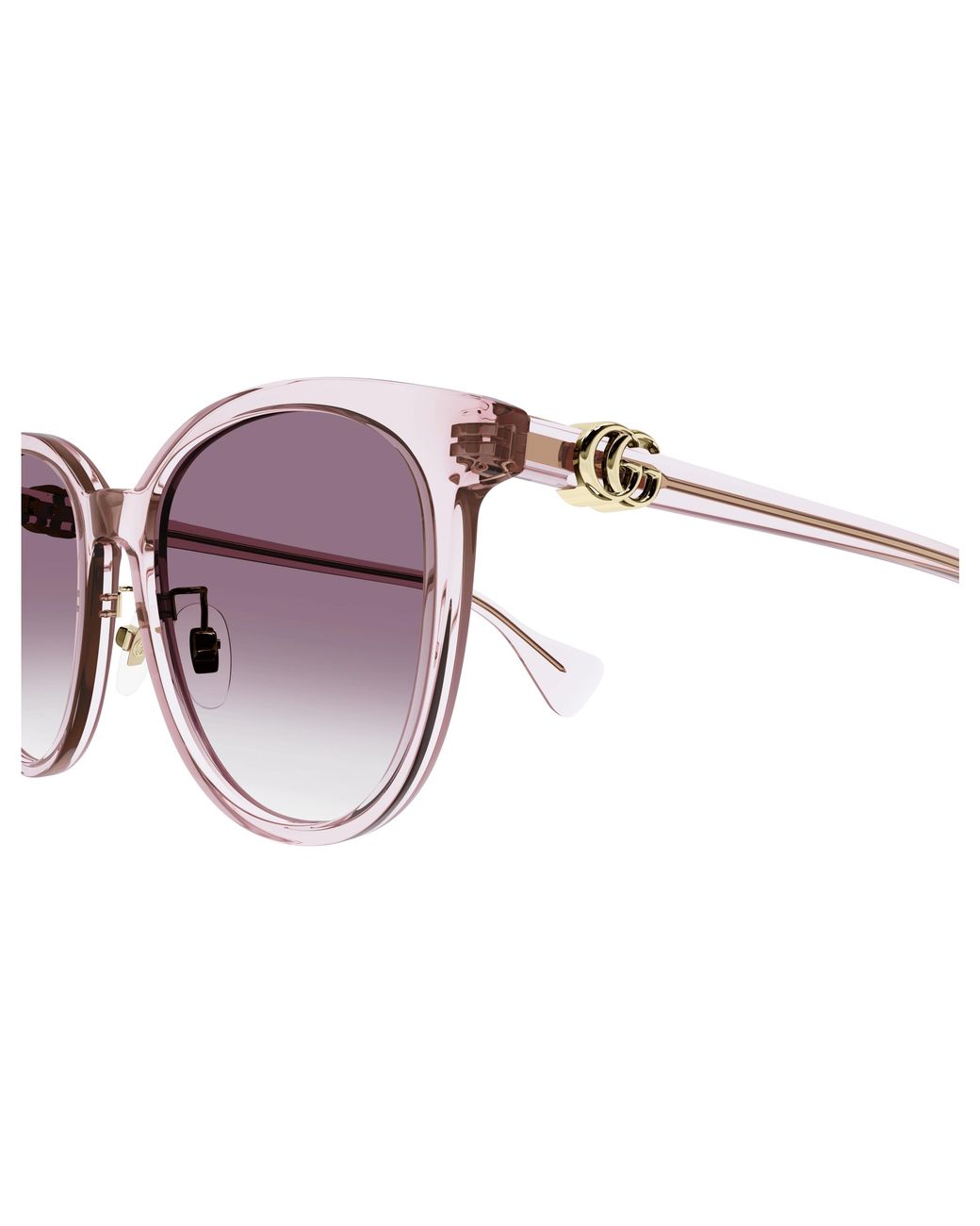 Gucci Black Gg1180Sk 005 Sunglasses Acetate Cat Eye Normal Shaded