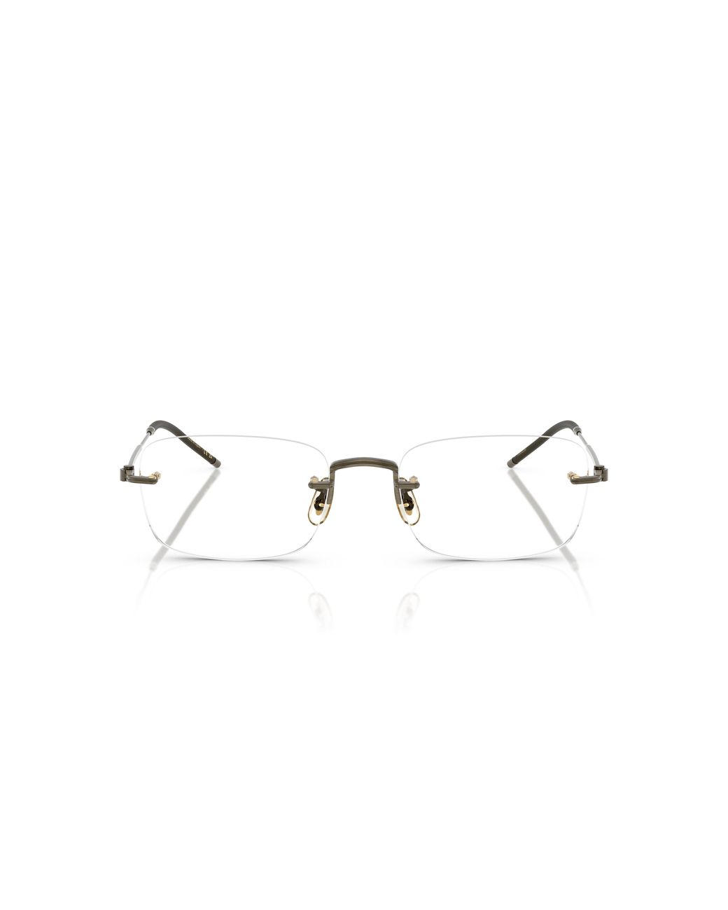 Oliver Peoples Black Ov1359T Tk-10 5284 Optical Frames Titanium Transparent Squared Normal