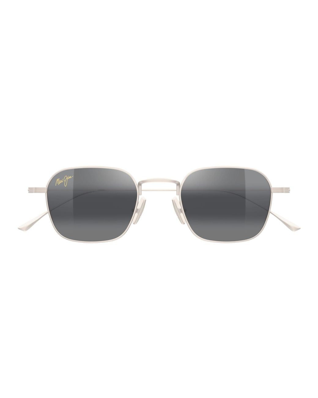 Maui Jim Black Mj0690S 001 Occhiali Da Sole Titanio Grigio Squadrata