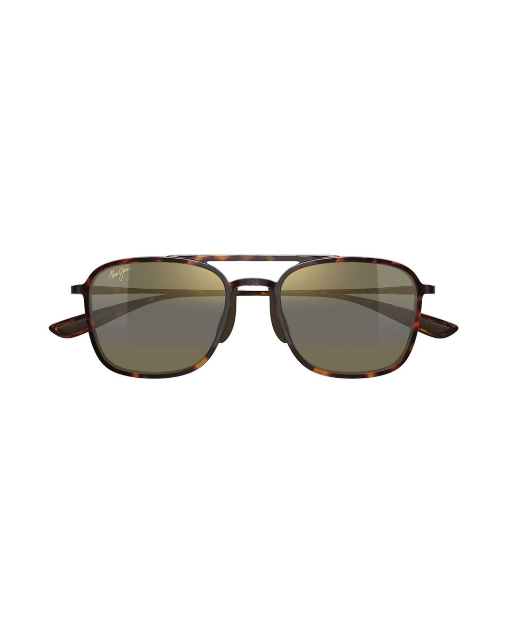 Maui Jim Black Mj0447S 005 Occhiali Da Sole Iniettato Bronzo Squadrata