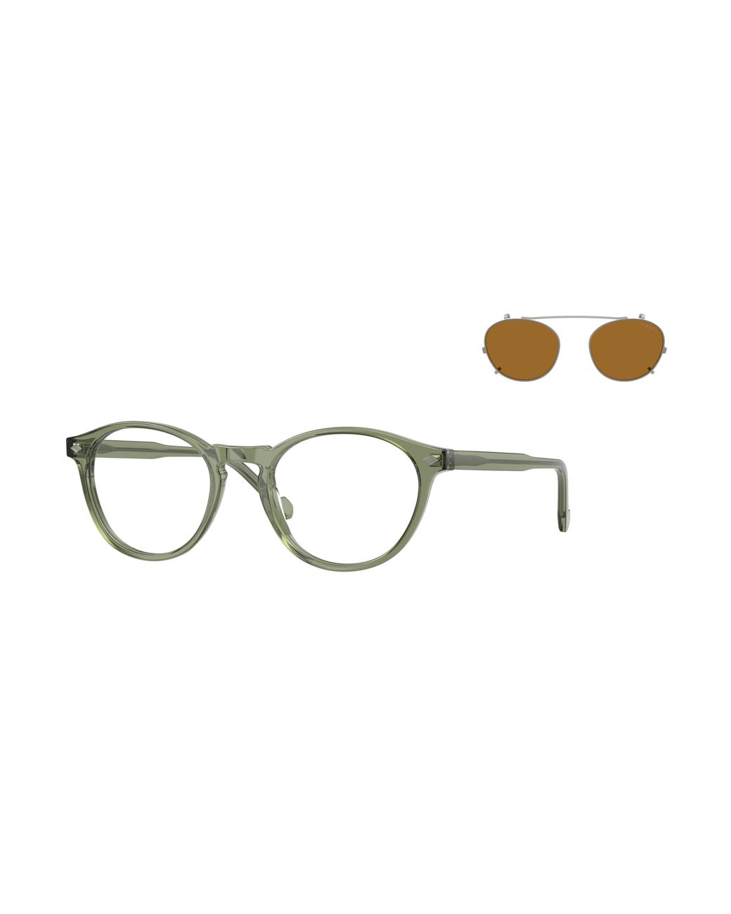 Vogue Eyewear Black Vo5751S 28211W Sunglasses Acetate Transparent Pantos Normal for men