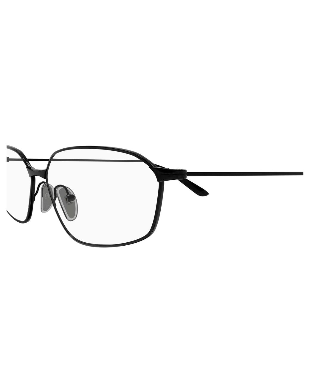 Balenciaga Black Bb0453O 002 Optical Frames Acetate Transparent Geometric