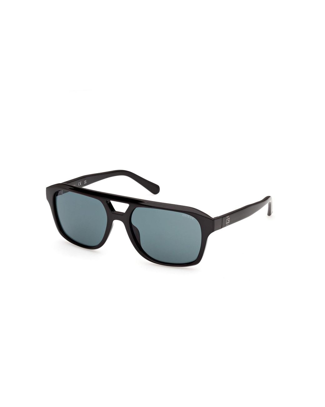 Guess Black Gu00364 01V Sunglasses Injected Pilot Normal for men