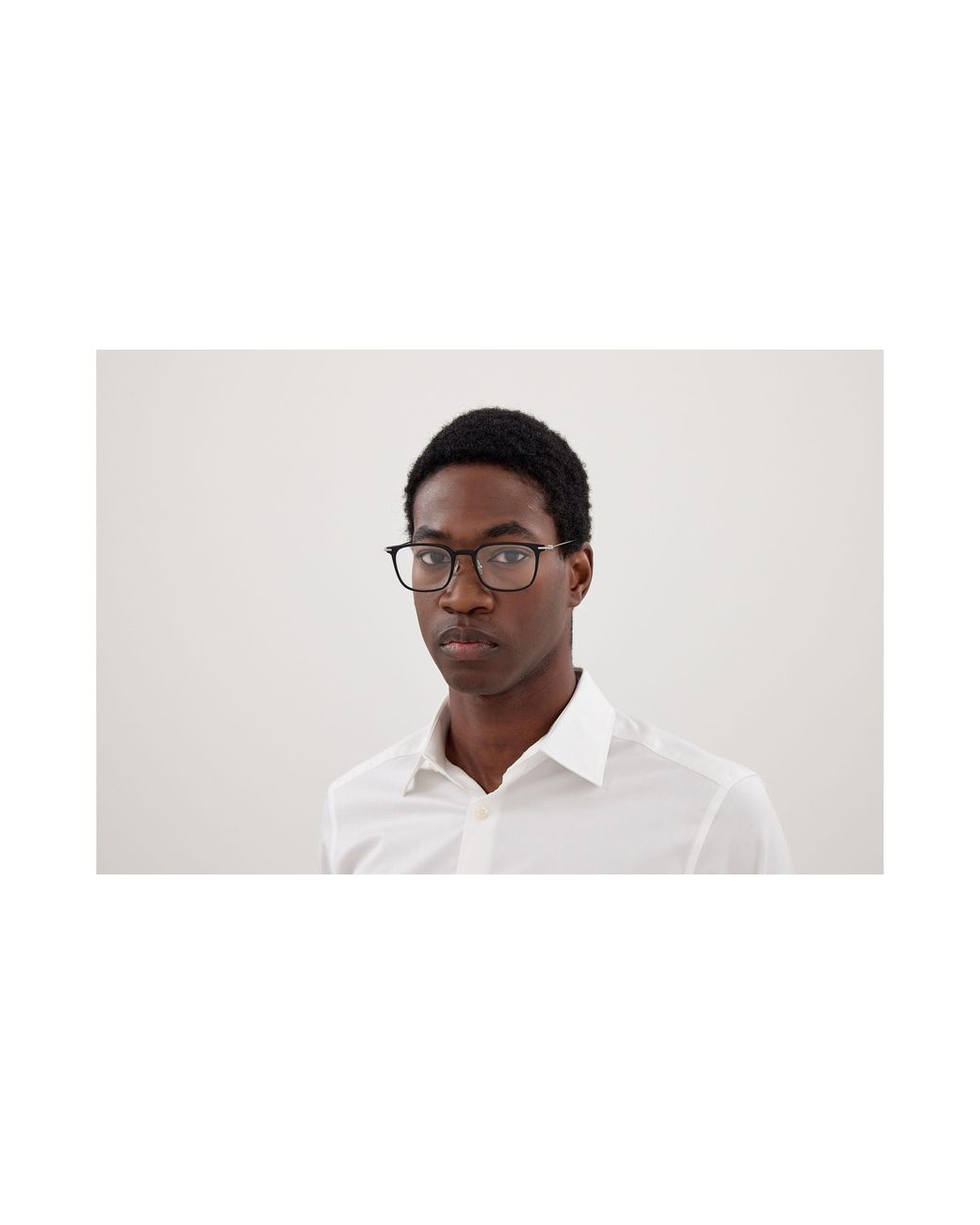 Montblanc Black Mb0100O 010 Optical Frames Injected Transparent Squared for men