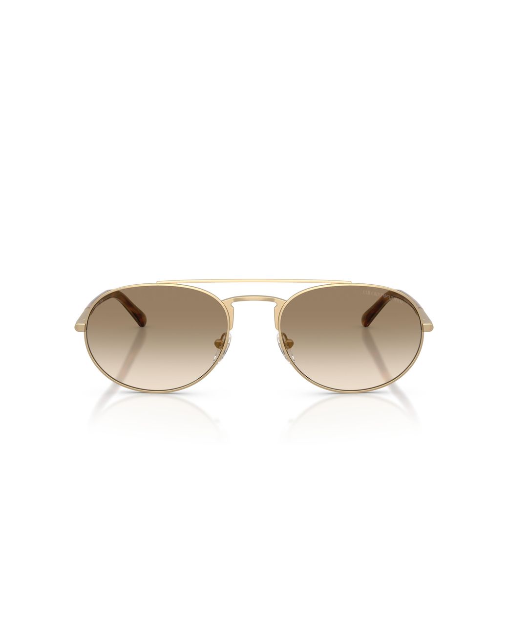 Emporio Armani Black Ea2171 300213 Sunglasses Metal Pilot Normal Shaded for men