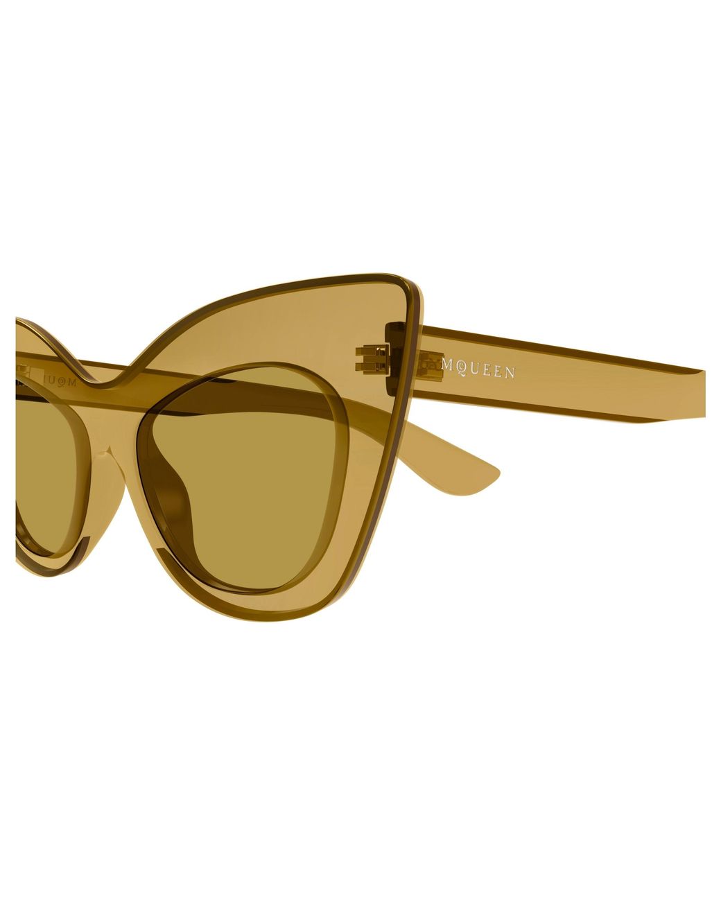 McQueen Black Am0516S 002 Sunglasses Bio-Inject Cat Eye