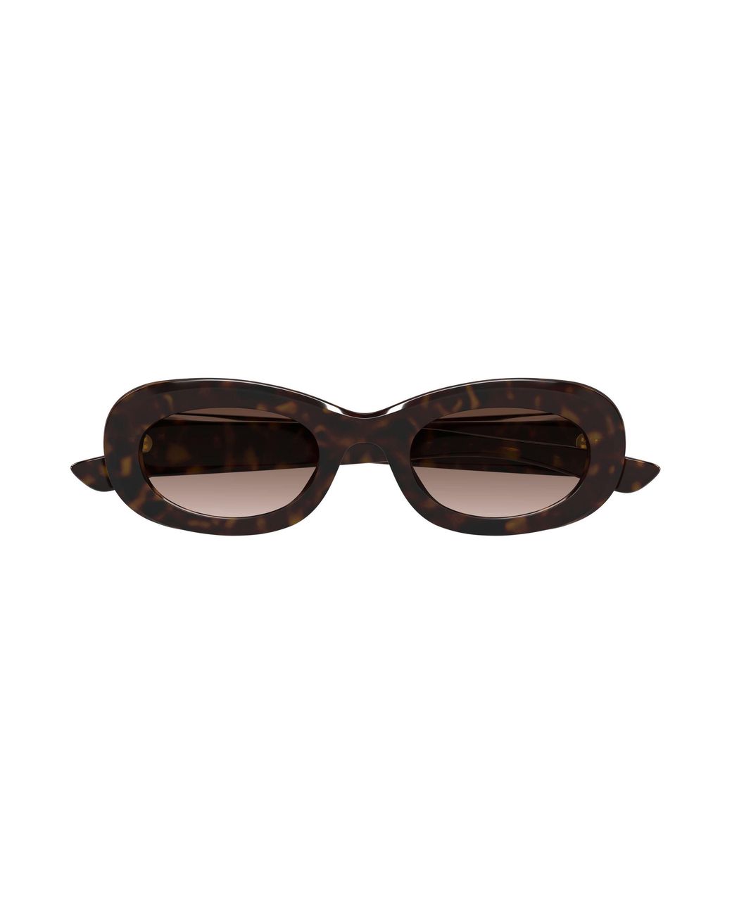 McQueen Black Am0527S 002 Sunglasses Acetate Round