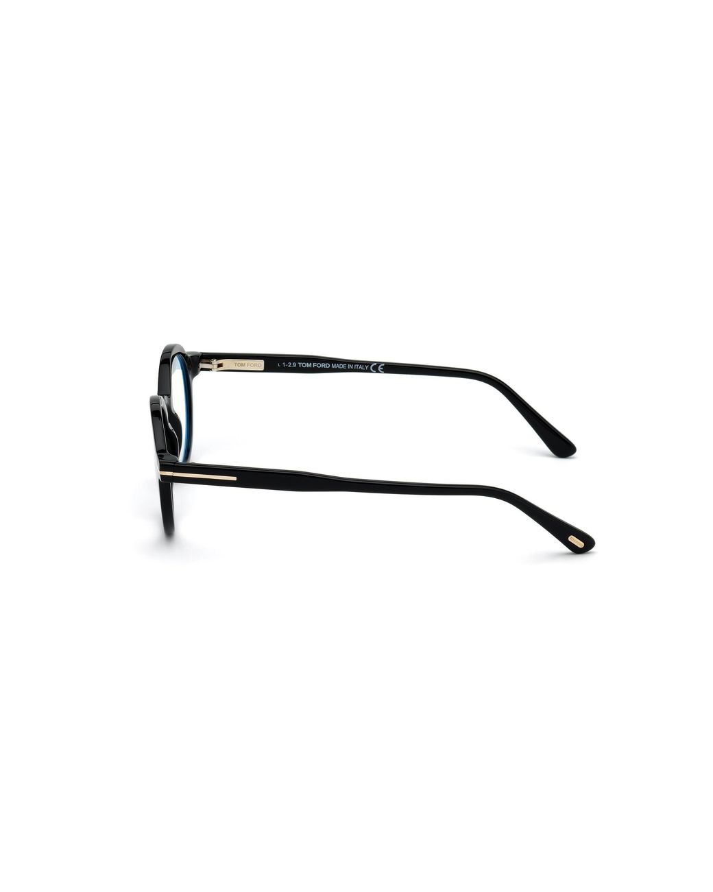 Tom Ford Black Ft5664-B 52 Optical Frames Acetate Round Normal