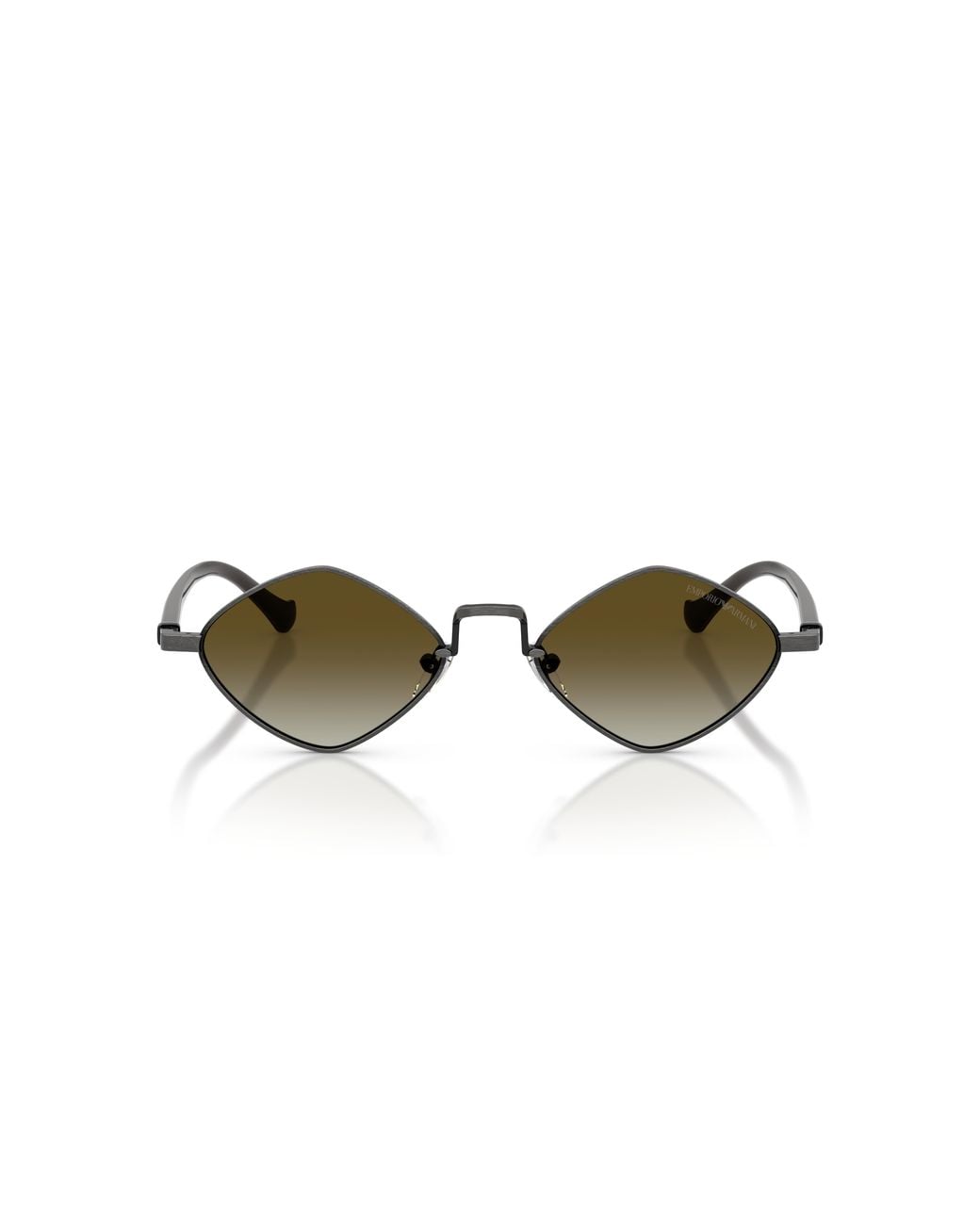 Emporio Armani Black Ea2182 34447Z Sunglasses Metal Geometric Normal Nuanced for men
