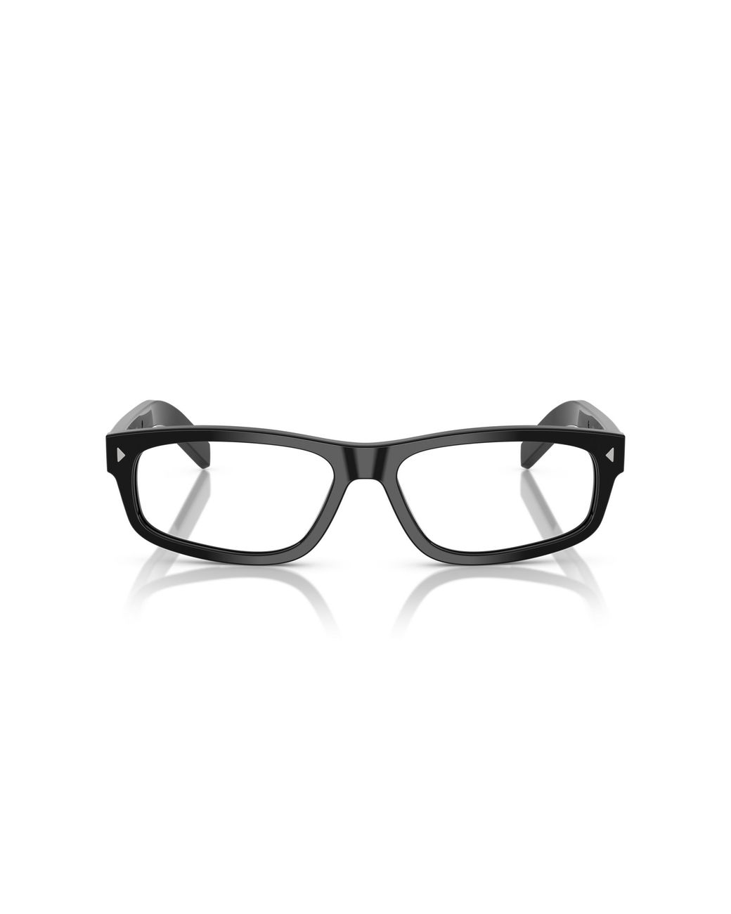 Prada Black Pr B02V 17N1O1 Optical Frames Acetate Squared Normal for men
