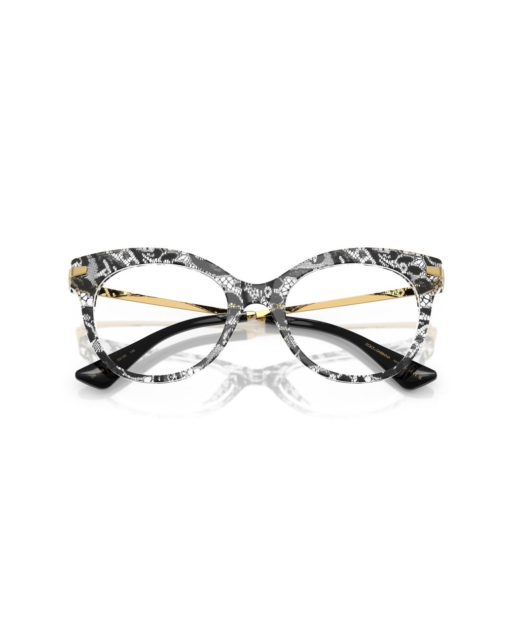 Dolce & Gabbana Black Dg3392 3287 Optical Frames Acetate Transparent Butterfly Normal