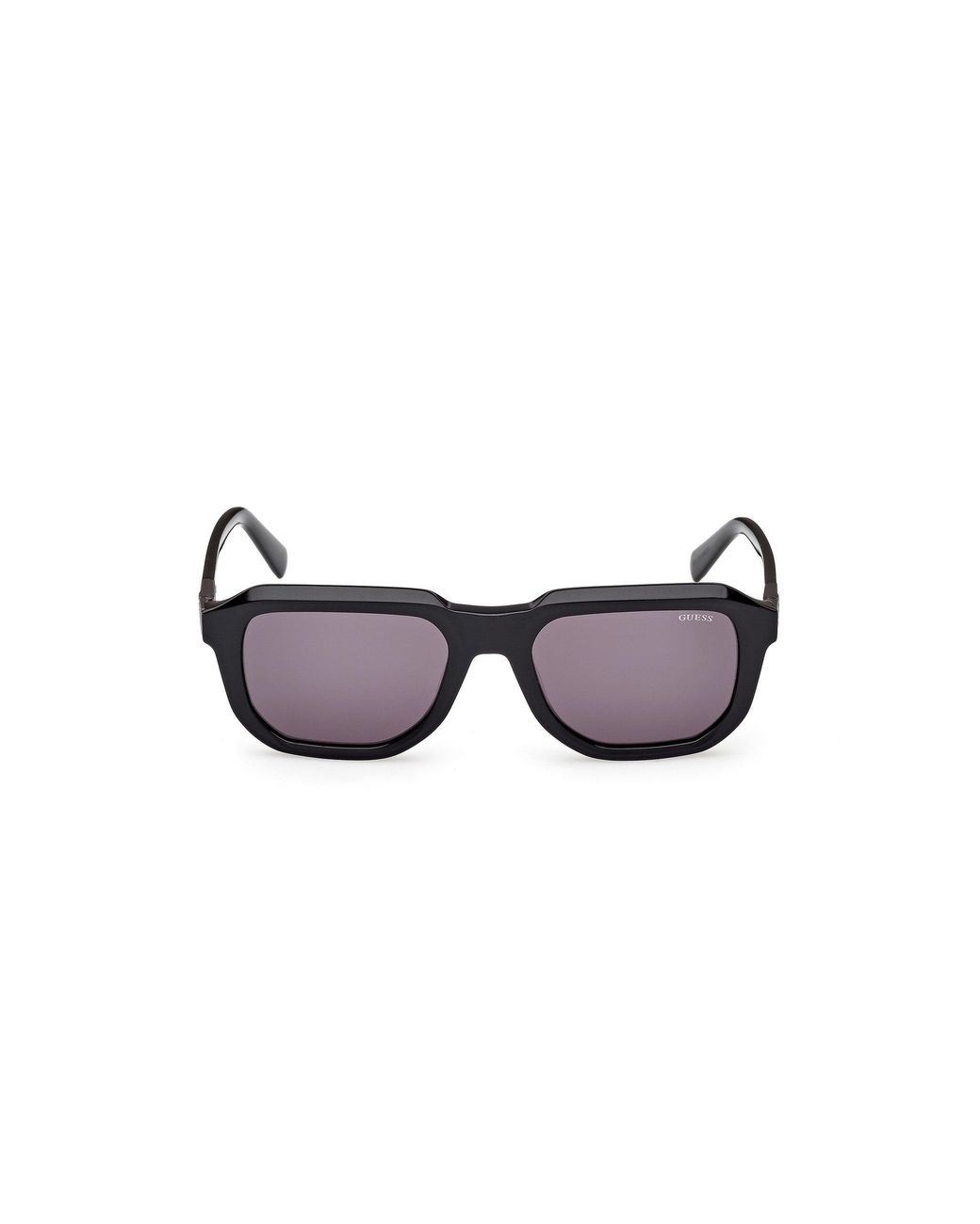 Guess Black Gu00278 01A Sunglasses Acetate Smoke Squared Normal for men