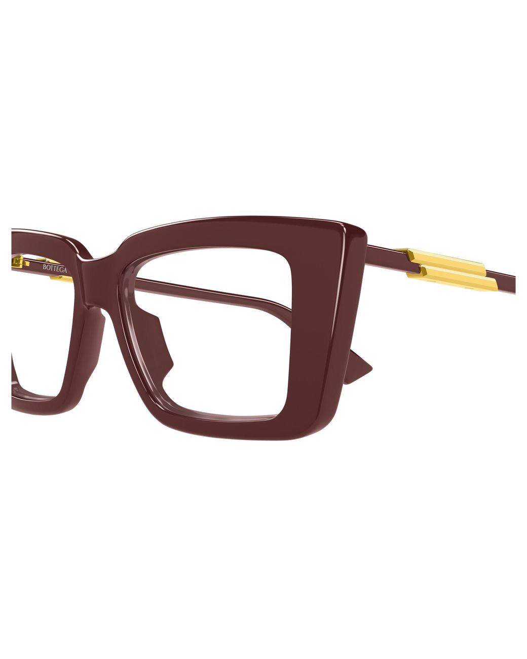 Bottega Veneta Black Bv1448O 004 Optical Frames Acetate Transparent Squared