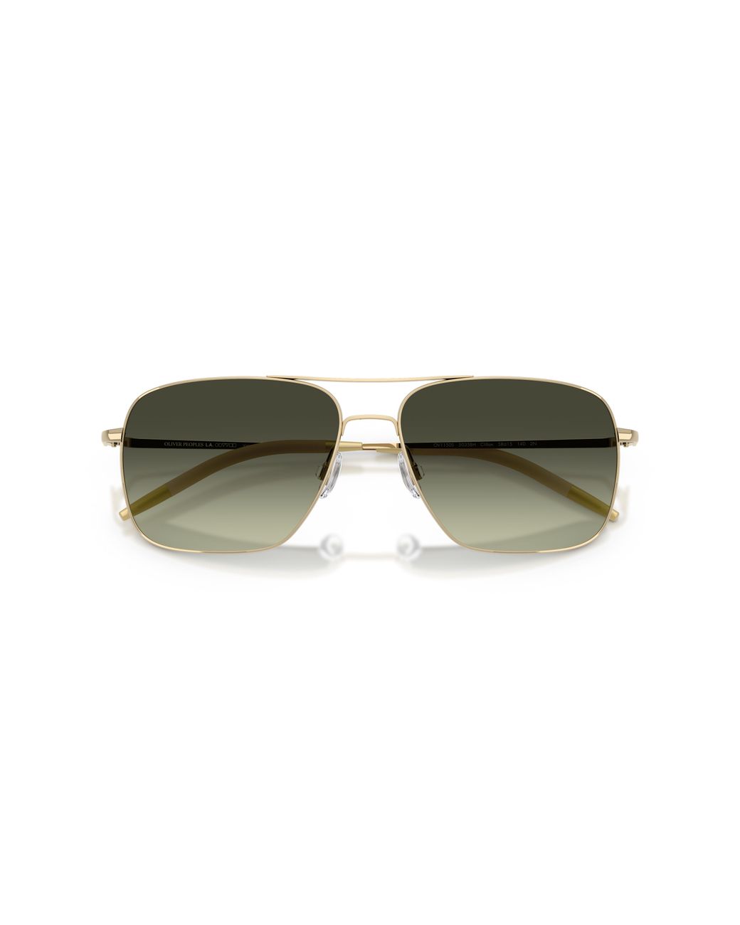 Oliver Peoples Black Ov1150S Clifton 5035Bh Sunglasses Metal G15 Squared Normal for men