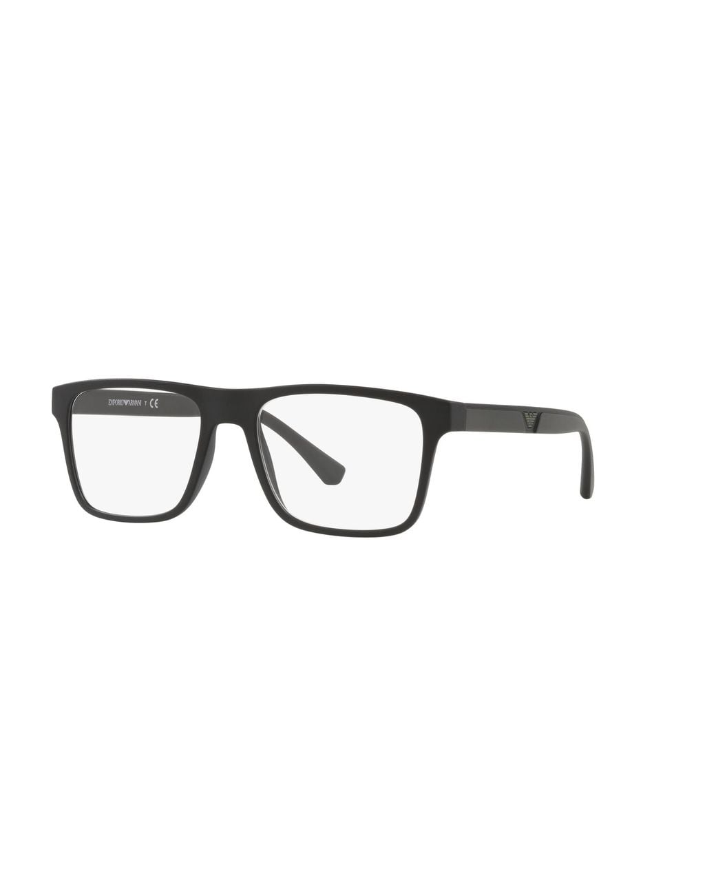 Emporio Armani Black Ea4115 58011W Sunglasses Injected Transparent Squared Normal for men