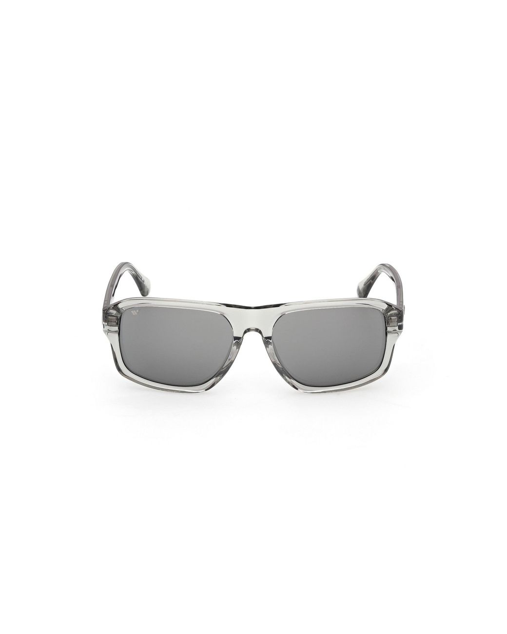 Web Black We0393 93C Sunglasses Acetate Smoke Squared Normal for men
