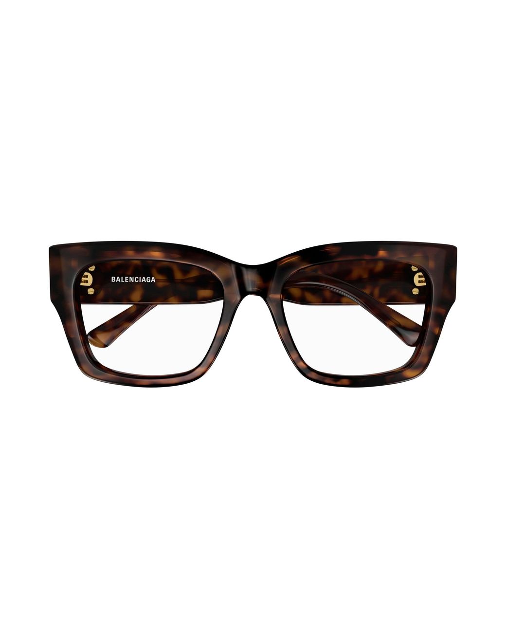 Balenciaga Black Bb0325O 007 Optical Frames Acetate Transparent Squared