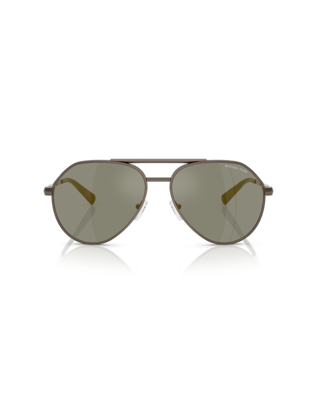 Michael Kors Black Mk1168 Brentwood 10014T Sunglasses Metal Pilot Normal for men