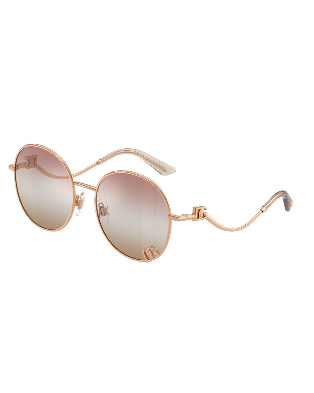 Dolce & Gabbana Black Dg2324 1298El Sunglasses Metal Round Normal